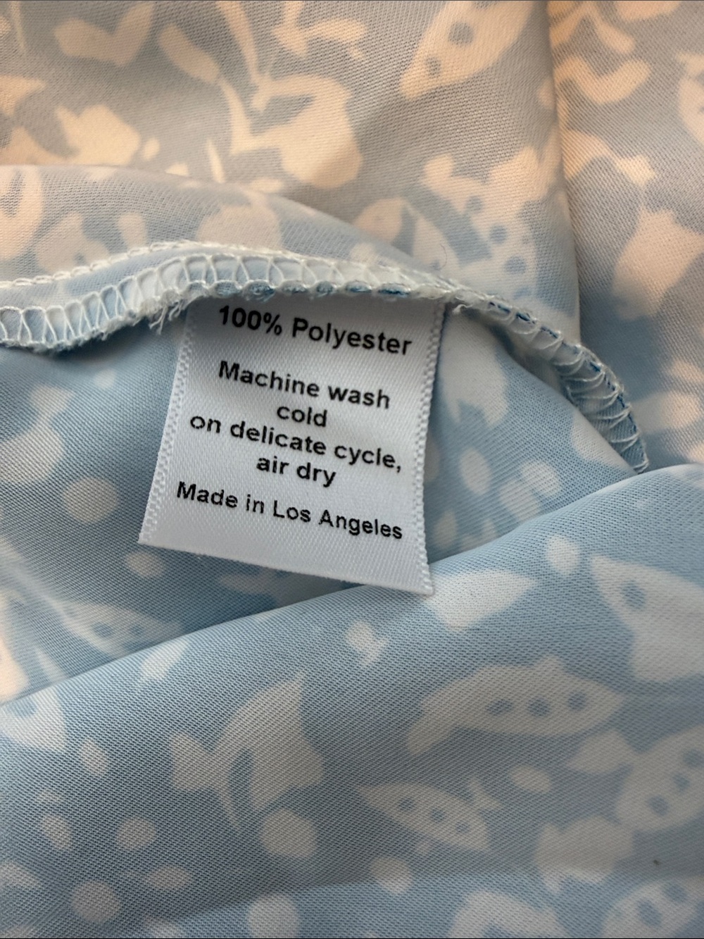 RESA 💙🤍💙 Blue & White Floral Ashley Midi Smocked Dress - XS - Picture 6 of 6